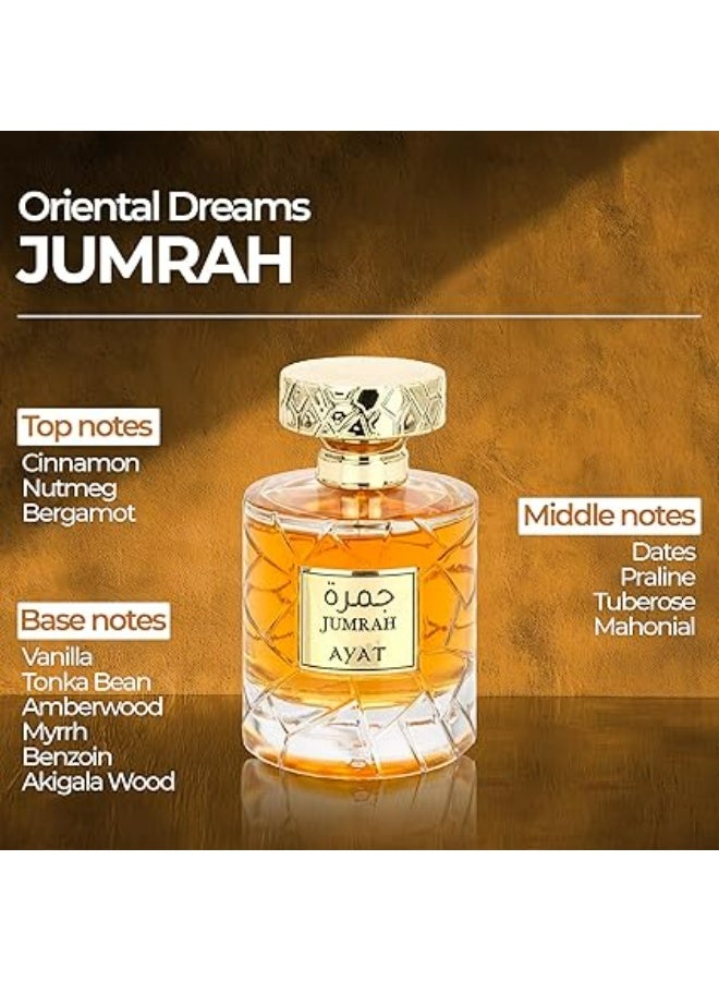 Ayat Perfumes Jumrah Eau de Parfum 100ml – Incense, Amber & Oud – Long Lasting Unisex Arabian Perfume - Image 4