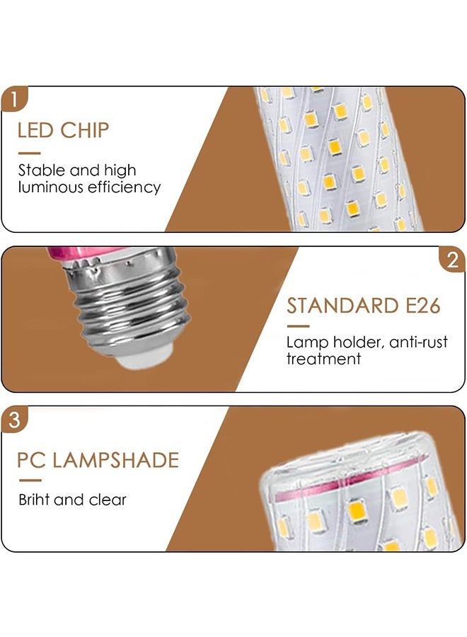 واي جيه مصابيح LED عالية الكفاءة بتصميم حديث وأداء قوي، عبوة من 3 ألوان - 3 قطع - Image 3