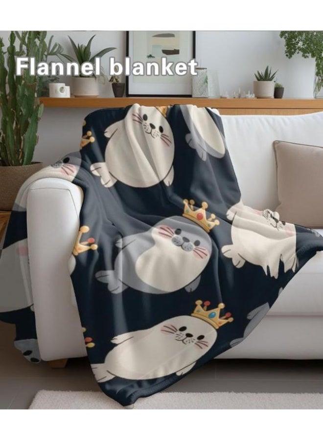 عام بطانية رقيقة من الفانيلا الكرتونية للأطفال والرضع (دافئة ومريحة، ومناسبة للنوم والألعاب) 70 سم * 100 سم - Image 3