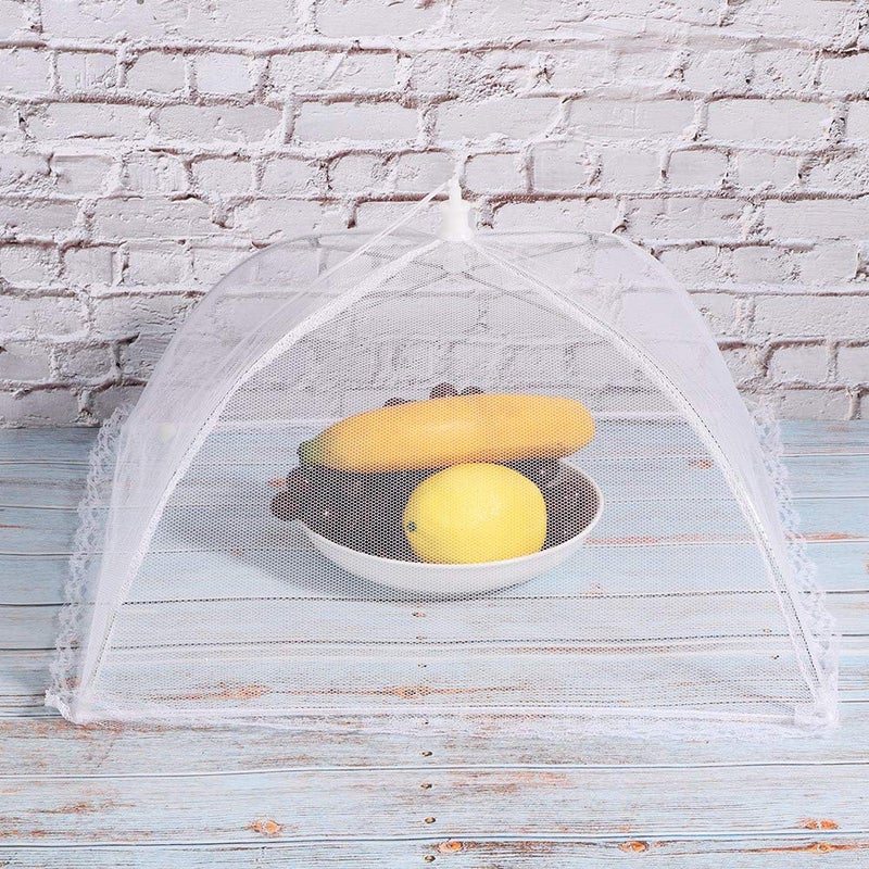 Collapsible Fine Mesh Food Cover For Plates Mosquito Protection Camping Picnic BBQ Kitchen - Image 5