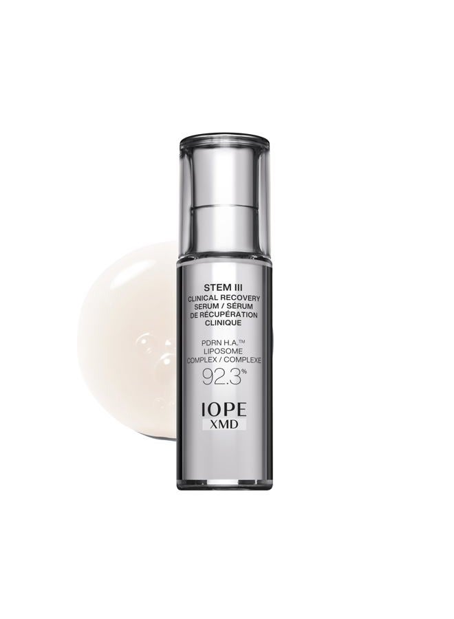 Iope XMD Stem III Clinical Recovery Serum - Professional PDRN Treatment-Level Results - Visibly Firms, Plumps Volume, and Refines Pores - With Hyaluronic Acid - 1.01 fl. oz. - Image 1