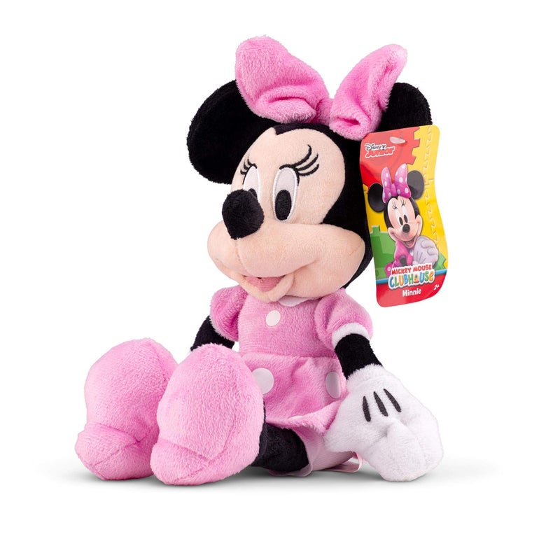 Minnie 10776 Disney Pink 11" Beans Plush, Multi, 6" - Image 3