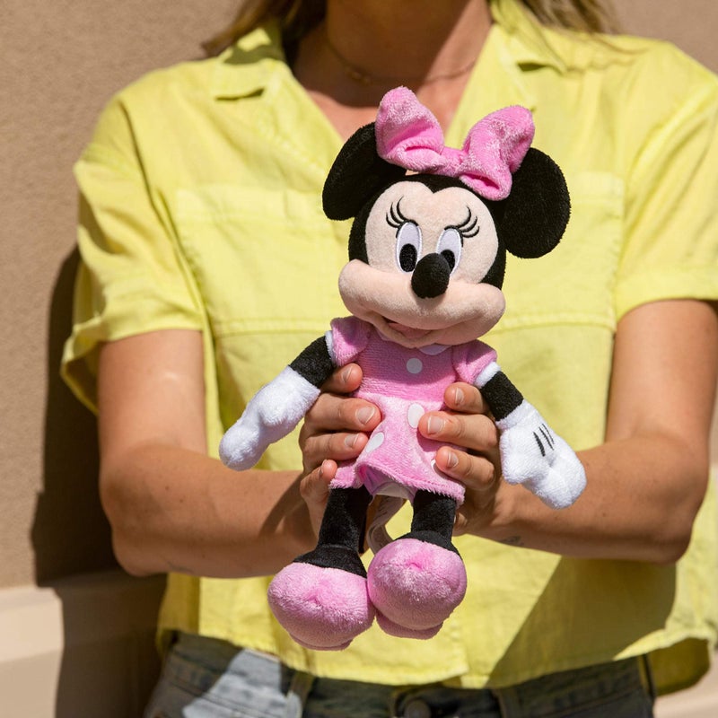 Minnie 10776 Disney Pink 11" Beans Plush, Multi, 6" - Image 5