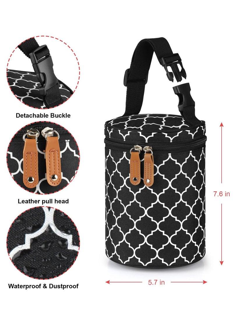 DOOKOO Breastmilk Cooler Bag Insulated Baby Bottle Cooler Bags for Travel Baby Bottle Bag for Daycare Nursing Mom - Image 3