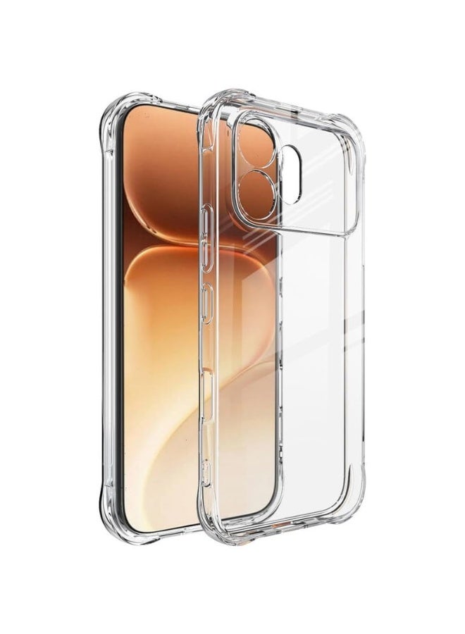 جراب لهاتف Honor 600، غطاء هاتف شفاف بزوايا معززة، نحيف، مقاوم للصدمات، مصنوع من مادة TPU المرنة، لهاتف Honor 600 - Image 1