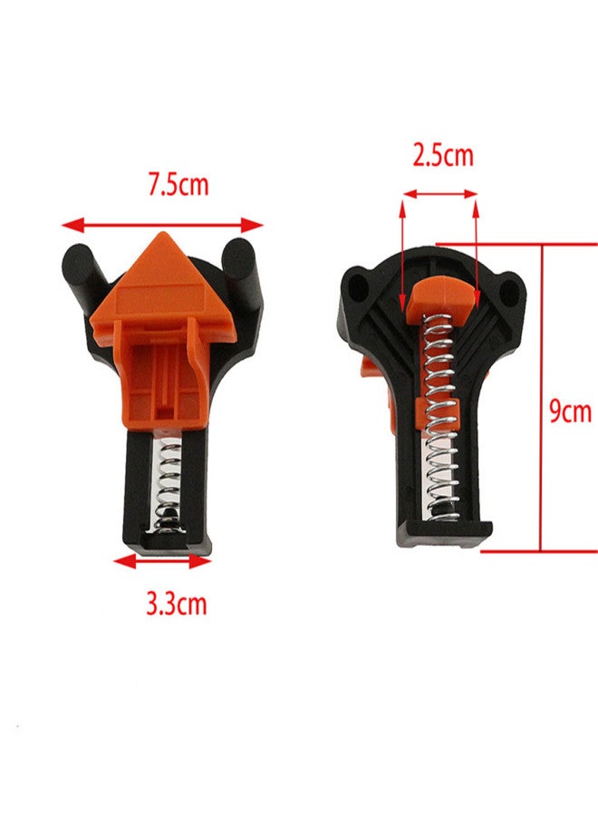 Set of 4 Corner Clamps 90 Degree Right Angle Clamps Woodworking Clamp Tools for Carpenters Hand Tools - Image 4