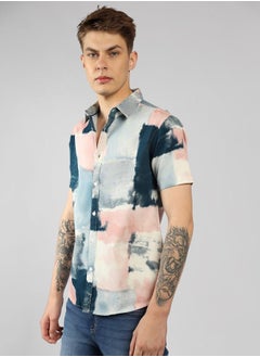 Dennis Lingo Men's Regular Fit Multi-Color Casual Shirt  - Image 3