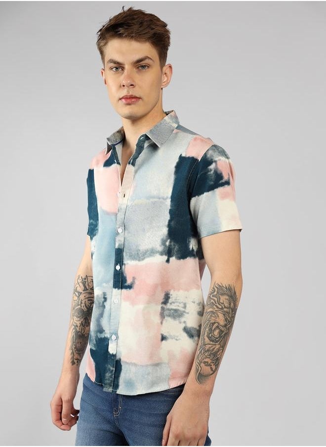 Dennis Lingo Men's Regular Fit Multi-Color Casual Shirt  - Image 3