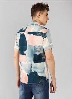 Dennis Lingo Men's Regular Fit Multi-Color Casual Shirt  - Image 5