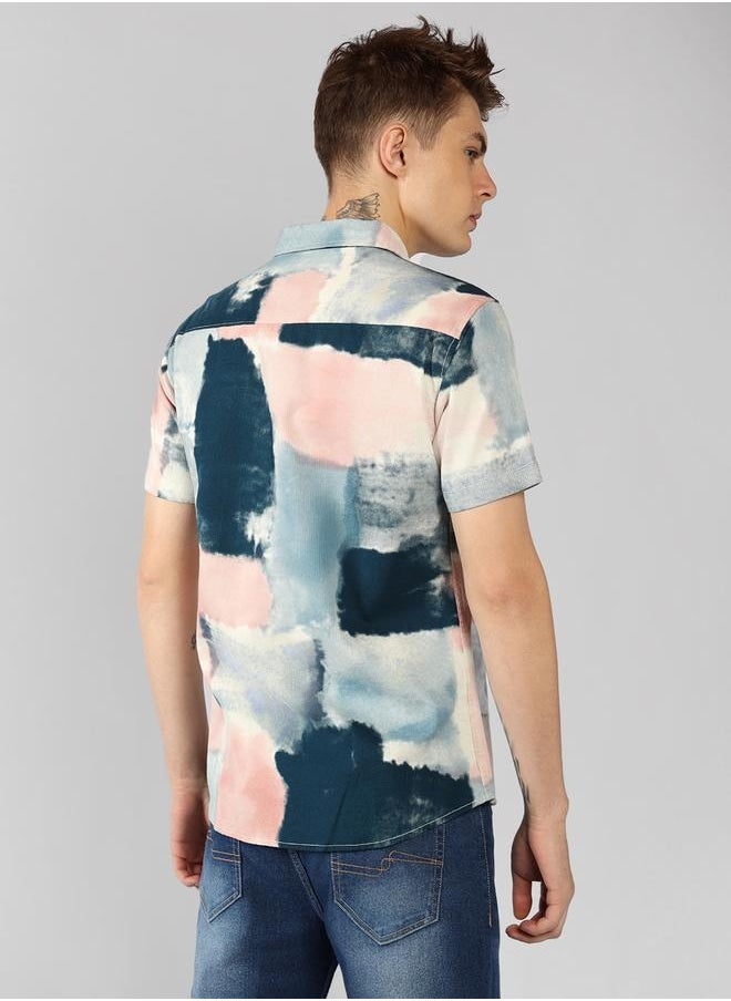 Dennis Lingo Men's Regular Fit Multi-Color Casual Shirt  - Image 5