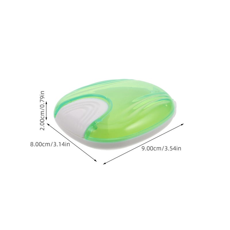 Portable Shell Shaped Retainer Case Aligner Storage Box Fluorescent Green - Image 3