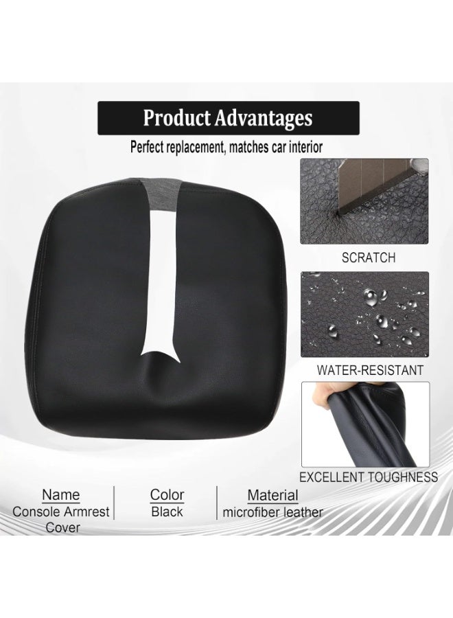 KISSUN Center Console Lid Armrest Replacement (Black) – Aftermarket Fit for 2007–2014 Chevy Avalanche/Suburban/Tahoe/Silverado & GMC Yukon/Yukon XL/Sierra – Direct Fit, Non-Slip Base - Image 4