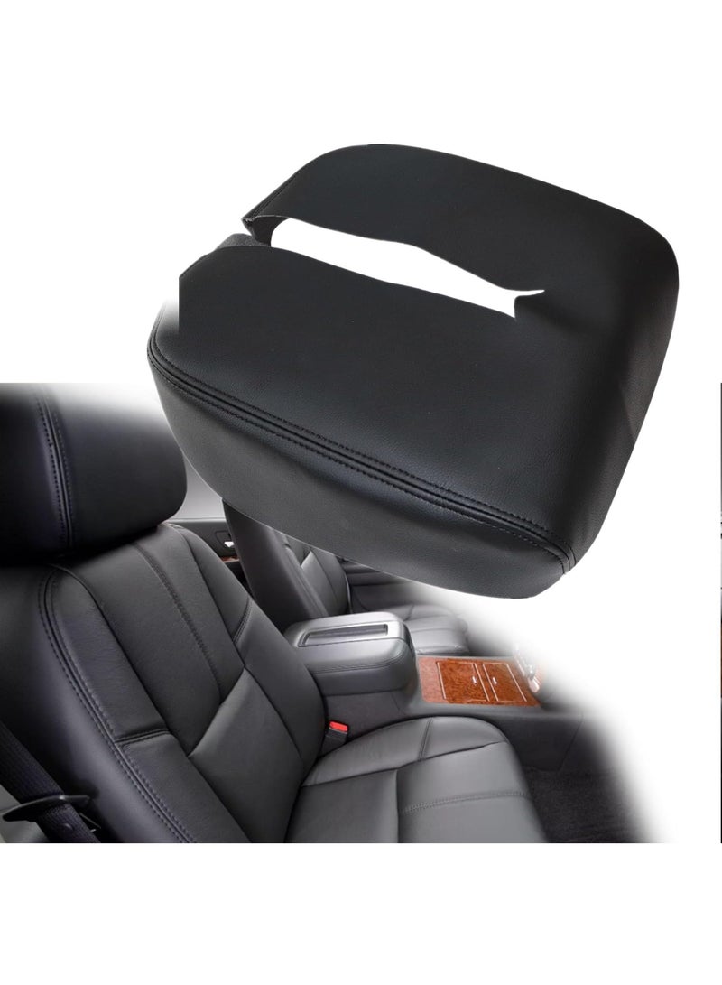 KISSUN Center Console Lid Armrest Replacement (Black) – Aftermarket Fit for 2007–2014 Chevy Avalanche/Suburban/Tahoe/Silverado & GMC Yukon/Yukon XL/Sierra – Direct Fit, Non-Slip Base - Image 1