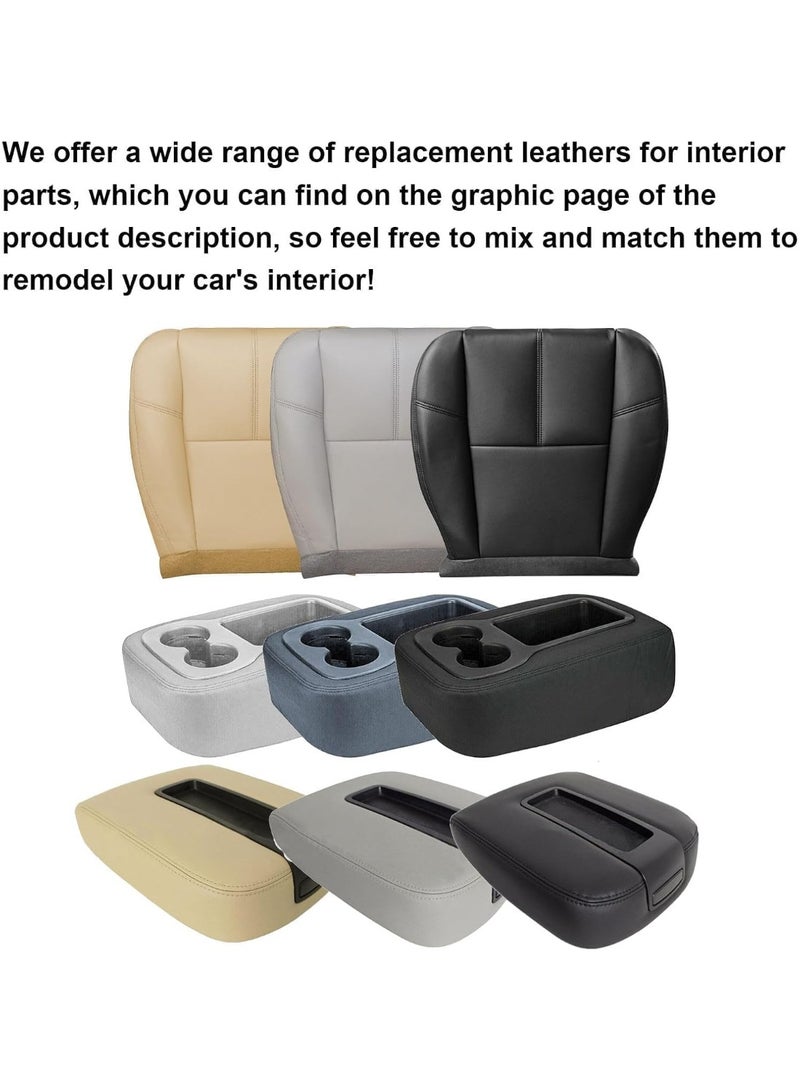 KISSUN Center Console Lid Armrest Replacement (Black) – Aftermarket Fit for 2007–2014 Chevy Avalanche/Suburban/Tahoe/Silverado & GMC Yukon/Yukon XL/Sierra – Direct Fit, Non-Slip Base - Image 5