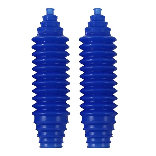 A.I.FORCE Universal Steering Rack and Pinion Tie Rod Boots, Silicone Bellow Boots with 2 Pieces Gaiter Pinion Boots, 4 Pieces Locking C-Clamps and 6 Pieces Cable Ties, Black (Blue) - Image 5