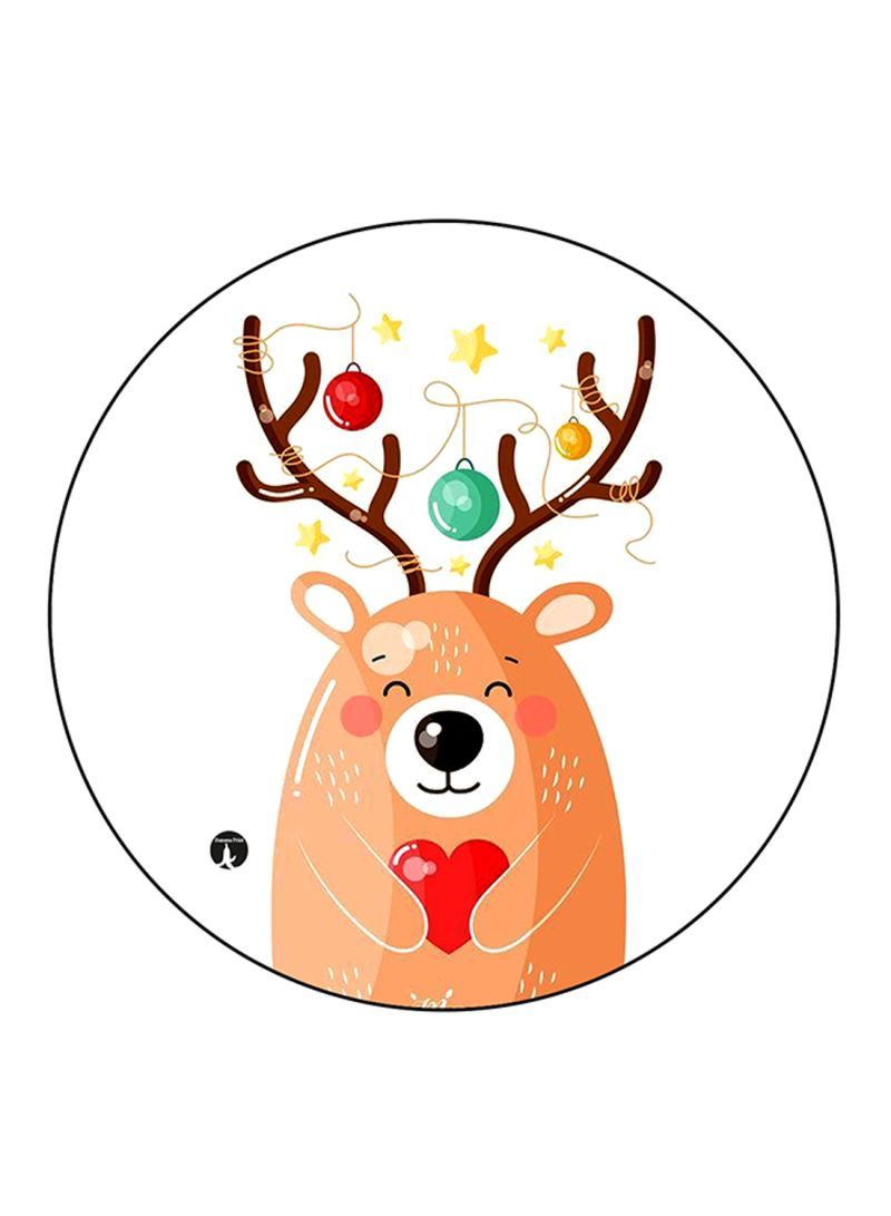 RKN Deer Printed Mouse Pad  Multicolour