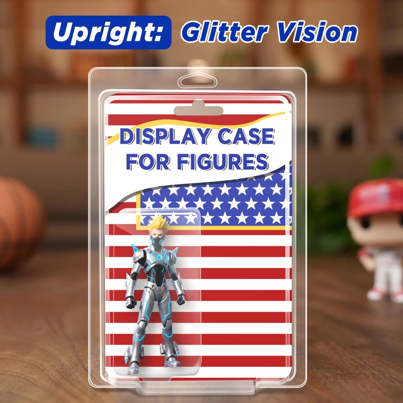 CollectHall Display Case for Figures, 10 Packs Blister Clamshells Compatible With Marvel Legends, Gi-Joe, Masters of The Universe Motu, Star Wars (Fits 3.75" Carded Figures) - Image 5