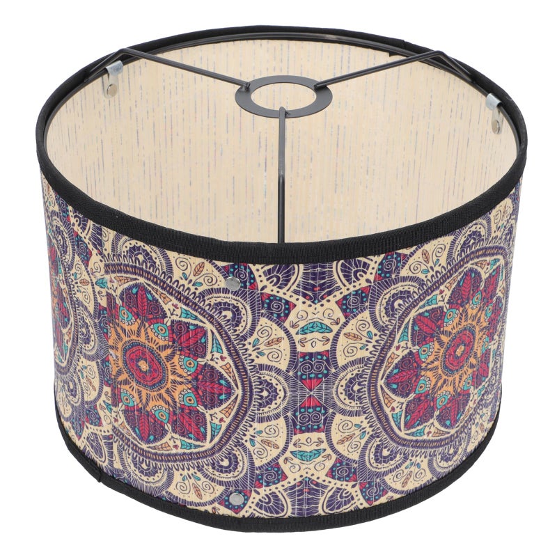 Uonlytech Bamboo Lampshade Ethnic Style Decorative Lamp Cover for Desk Table Floor Lamps 1181X1181X787In Natural Warm Lighting Accessory - Image 2