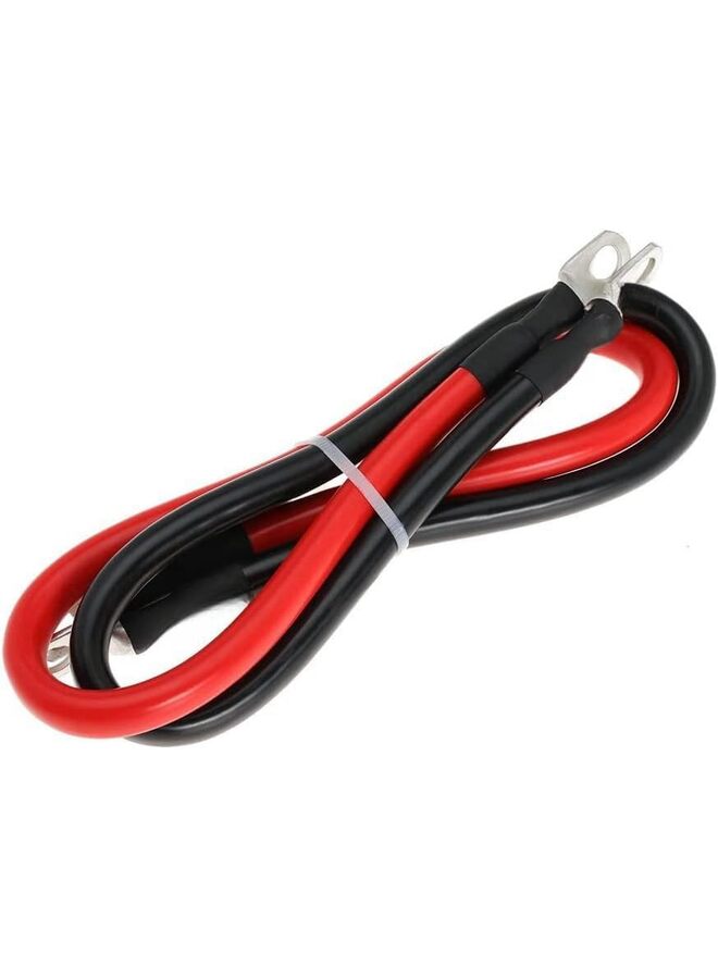 Generic Battery Cable 4AWG 20-Inch Battery Power Inverter Cables Set with 3/8" Lugs Terminals Gauge (1 Black and 1 Red) for Car Marine Solar ATV Lawn Mower RV Motorcycle (Size : 25) - Image 5