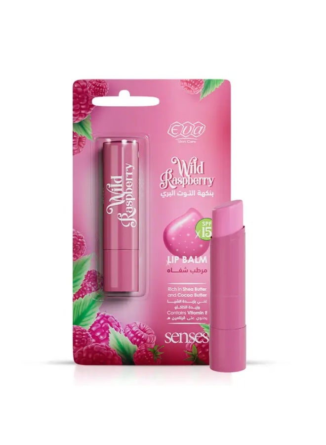 ايفا سكين كير سينسز مرطب الشفاه بنكهة التوت البرى 4 جم
