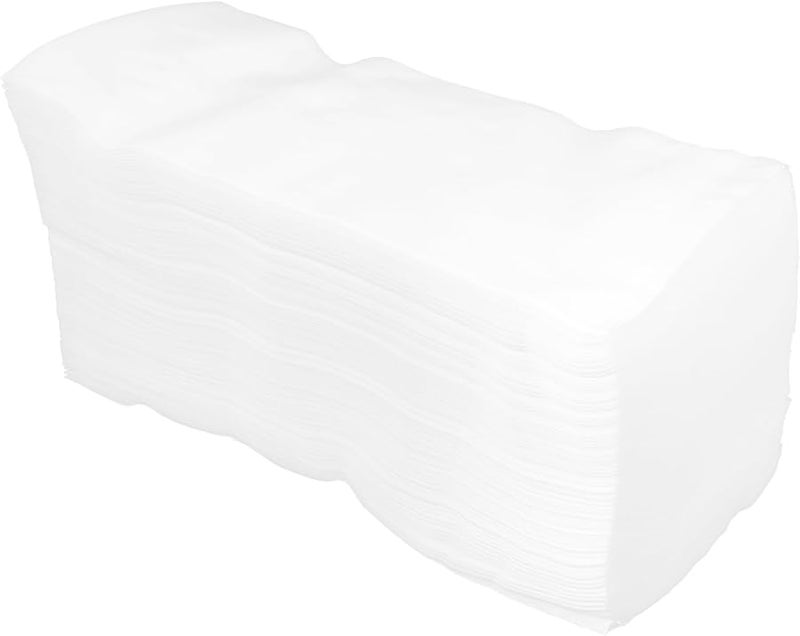 Wood Pulp Disposable Towels 100pcs Soft Absorbent Quick Drying Salon Spa Foot Care - Image 1