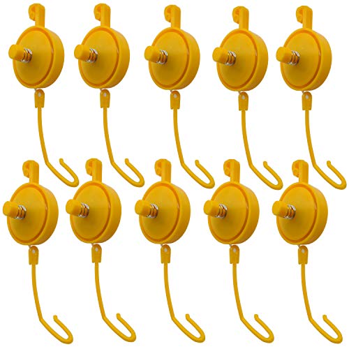FishYuan FishYuan Plant Yoyo Grow Hanger with Stopper, Adjustable Indoor Plant Support Yo Yo (Pack of 10)  - Image 1