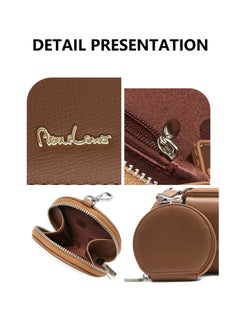 PIERRE LOUES Women's Cross-Body Bags Black Chain Bag Handbags for Women,Lightweight Crossbody Designer Shoulder Bag Purse,Ladies Fashion Phone Bag，Adjustable Strap PU Leather with Multi Zipper Pockets  - Image 2