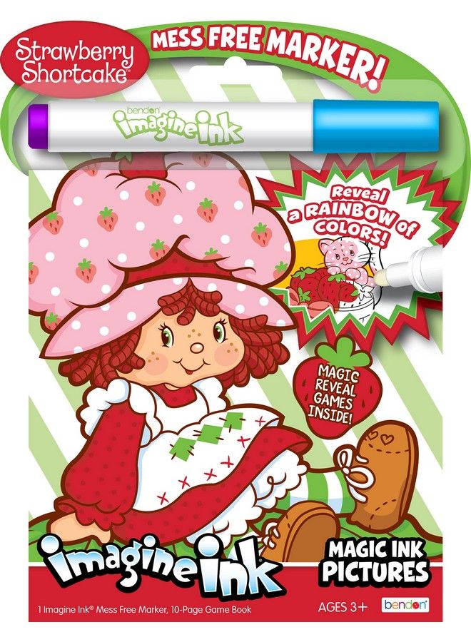 Bendon Strawberry Shortcake Coloring Book (Imagine Ink Mess Free) - Image 1