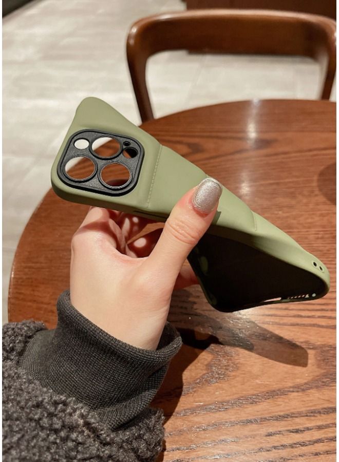 VR CREATIVE Green Puffer Jacket Case (Matte) for Apple Iphone 14 Pro - Image 3