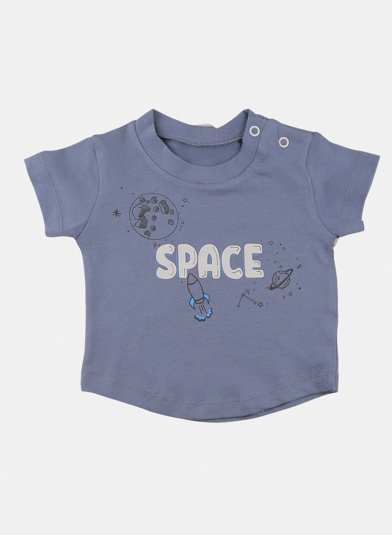 تيشرت أولادي مطبوع Space