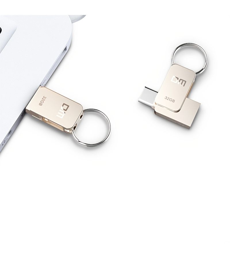 ذاكرة فلاش USB مزدوجة المنفذ USB 3.2 Gen1 سعة 32 جيجابايت من النوع C OTG للتخزين لأجهزة Android وiOS والكمبيوتر الشخصي وMac - Image 3
