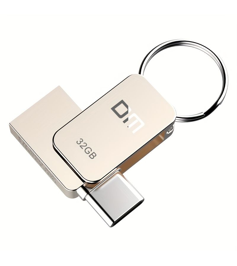 ذاكرة فلاش USB مزدوجة المنفذ USB 3.2 Gen1 سعة 32 جيجابايت من النوع C OTG للتخزين لأجهزة Android وiOS والكمبيوتر الشخصي وMac - Image 1