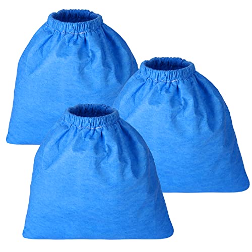 Eagleggo 3 pcs Cloth Filter Bag for Armor All AA256 AA255 2.5 Gallon Shop VAC Microlined - Image 1