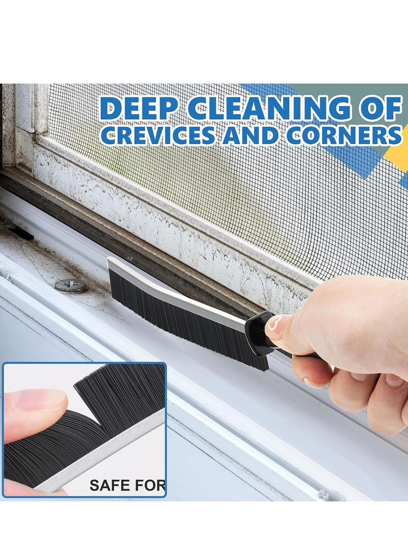 6Pcs Hard Bristle Crevice Cleaning Brush-Thin Gap Cleaning Brush, Small Cleaning Brush, Grout Brush, Kitchen Brush, Cleaning Tools for Toilet, Bathroom, Home, Bathtub, Sink, Household, Window