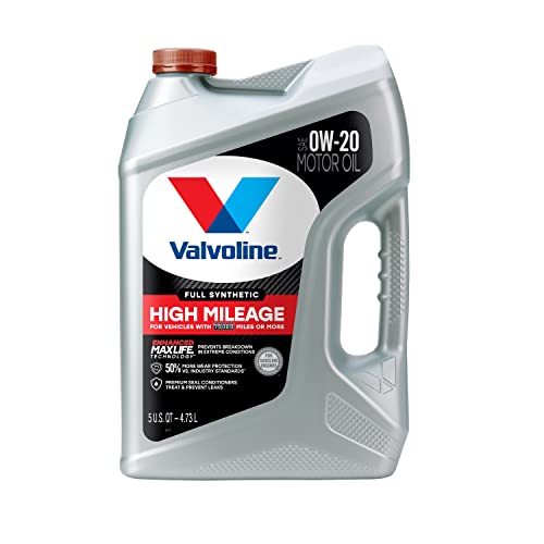 Valvoline™ Full Synthetic High Mileage with MaxLife™ Technology SAE 0W-20 Motor Oil 5 QT, (Model: 852399) - Image 1