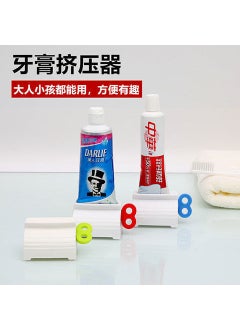 Generic Manual Toothpaste Squeezer Creative Lazy Face Wash Milk Press Toothpaste Clip Dispenser Innovative Hand Operated Dental Paste Sq opp bag green 600/box 