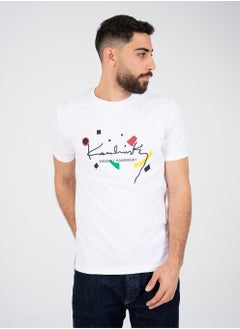 Arafa Men Printed T-shirt soft, breathable fabric regular fit 