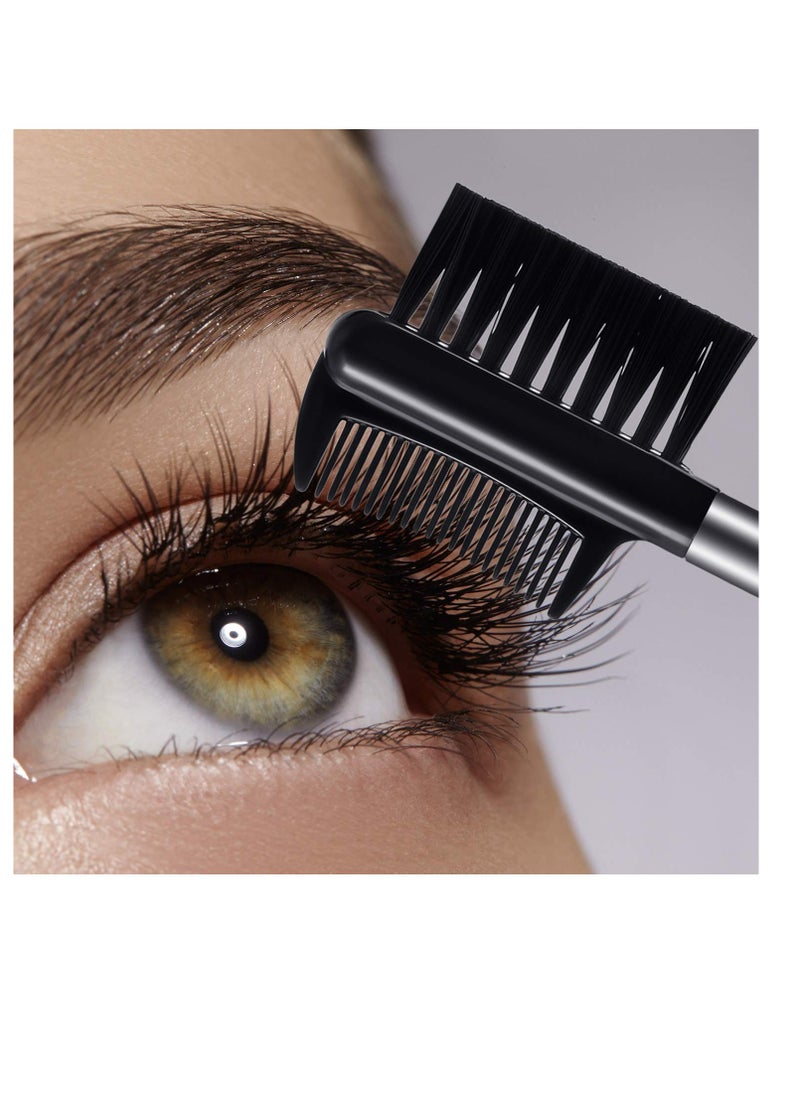4 Pcs Eyebrow Brush Eyelash Comb Eyelash Shaper and Eyebrow Brush Dual Comb Double Head Eyebrow Brush Eyebrow Eyelash Makeup Grooming Tool