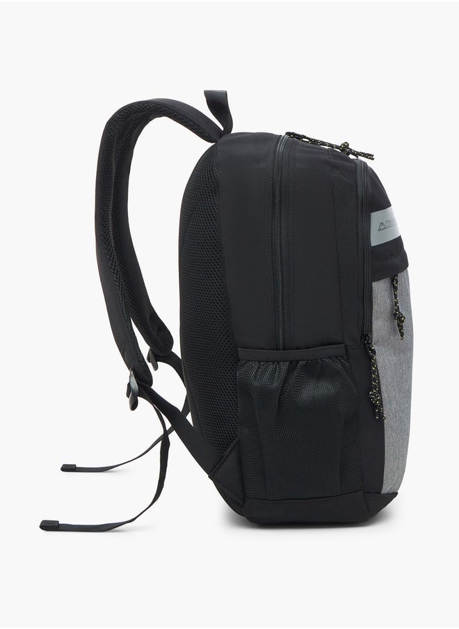 Kappa Colourblock Backpack with Adjustable Shoulder Straps - 44x30x14 cm  - Image 3