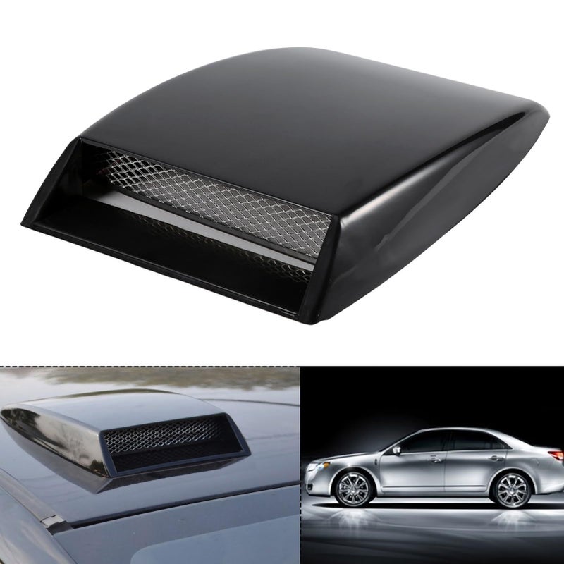 Universal Car Decorative Black Hood Scoop Bonnet Vent Sticker Cover - Image 4