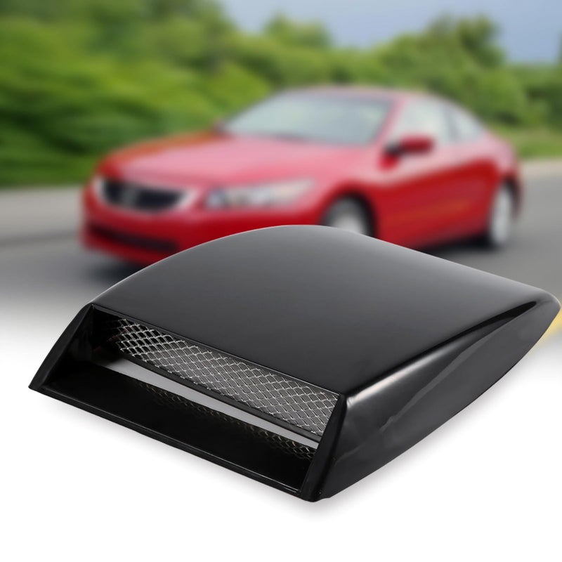 Universal Car Decorative Black Hood Scoop Bonnet Vent Sticker Cover - Image 5