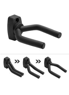 Mike Music Guitar Wall Mount Hanger, Guitar Hanger Wall Hook Holder Stand Display Black with Screws - Easy to Install - Fits All Size Guitars, Bass, Mandolin, Ukulele,Oud  - Image 3