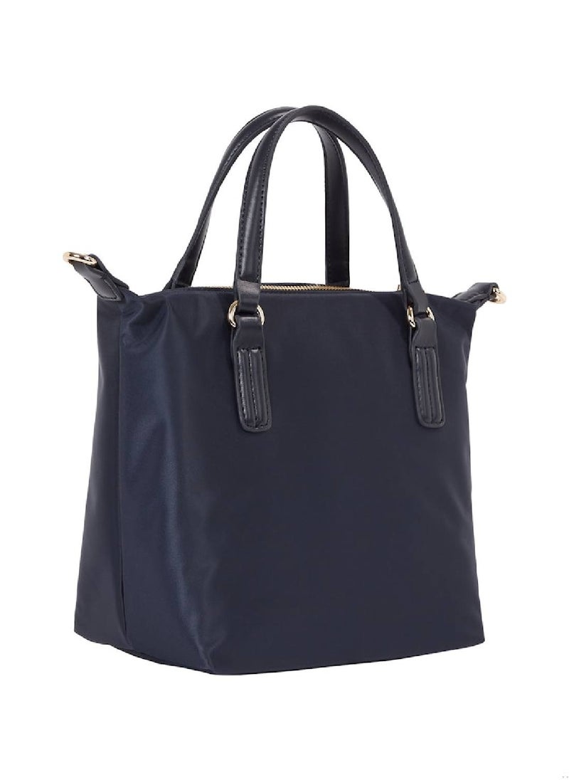 TOMMY HILFIGER Women's Corporate Crossbody Tote Bag - Nylon, Blue  - Image 3