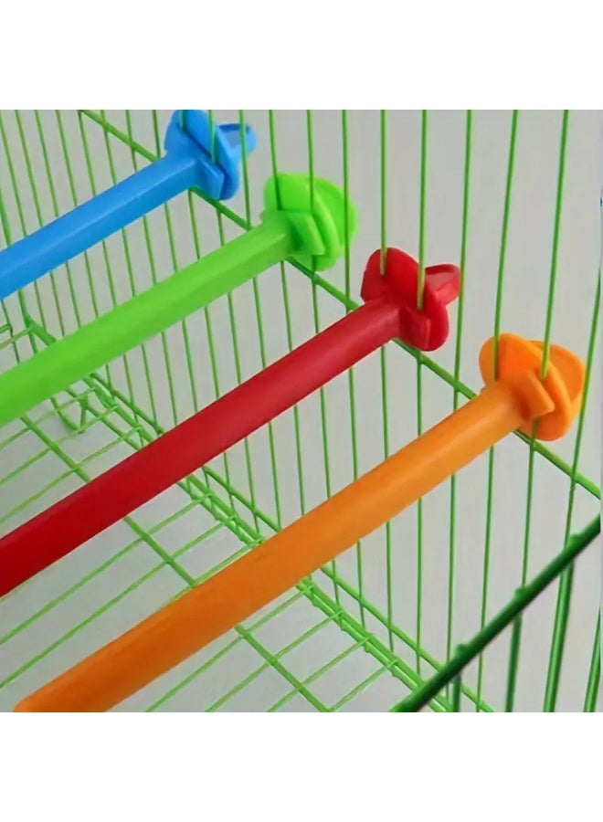 لاكي نوف 5 قطع من مجاثم الطيور وحوامل الأعشاش، أعمدة حاملة للطيور، عصا لبرد المخالب، إكسسوارات أقفاص الطيور، مجثم وقوف الطيور - Image 2