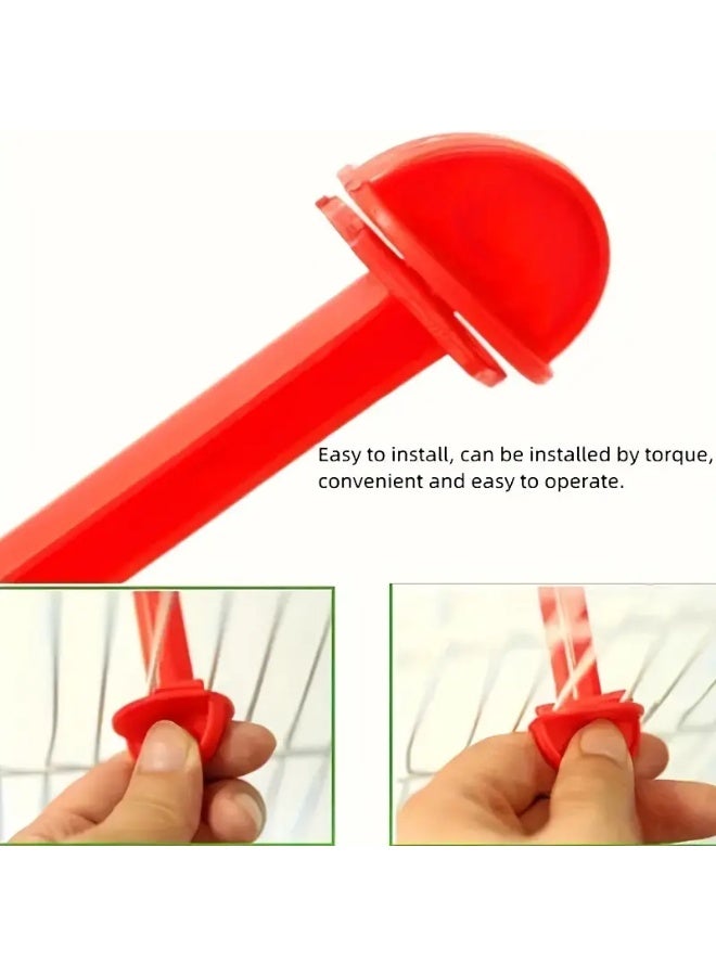 لاكي نوف 5 قطع من مجاثم الطيور وحوامل الأعشاش، أعمدة حاملة للطيور، عصا لبرد المخالب، إكسسوارات أقفاص الطيور، مجثم وقوف الطيور - Image 5