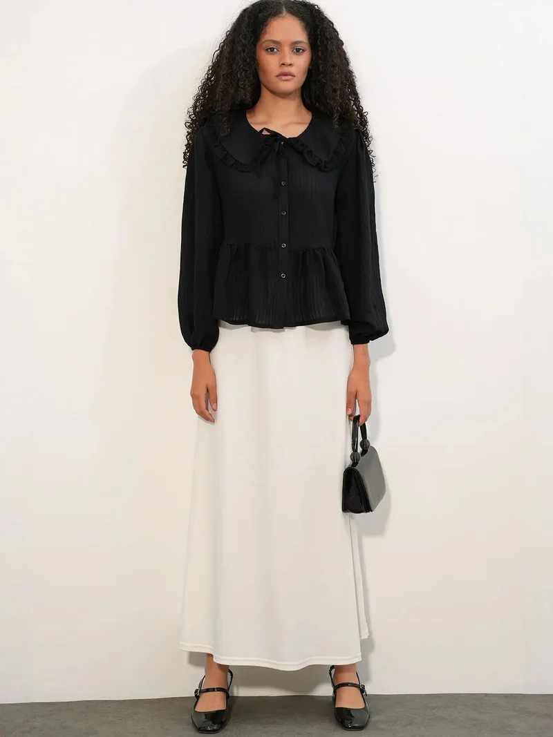 بيغ دارت BDART Women’s Viscose-blend Blouse With Baby Collar