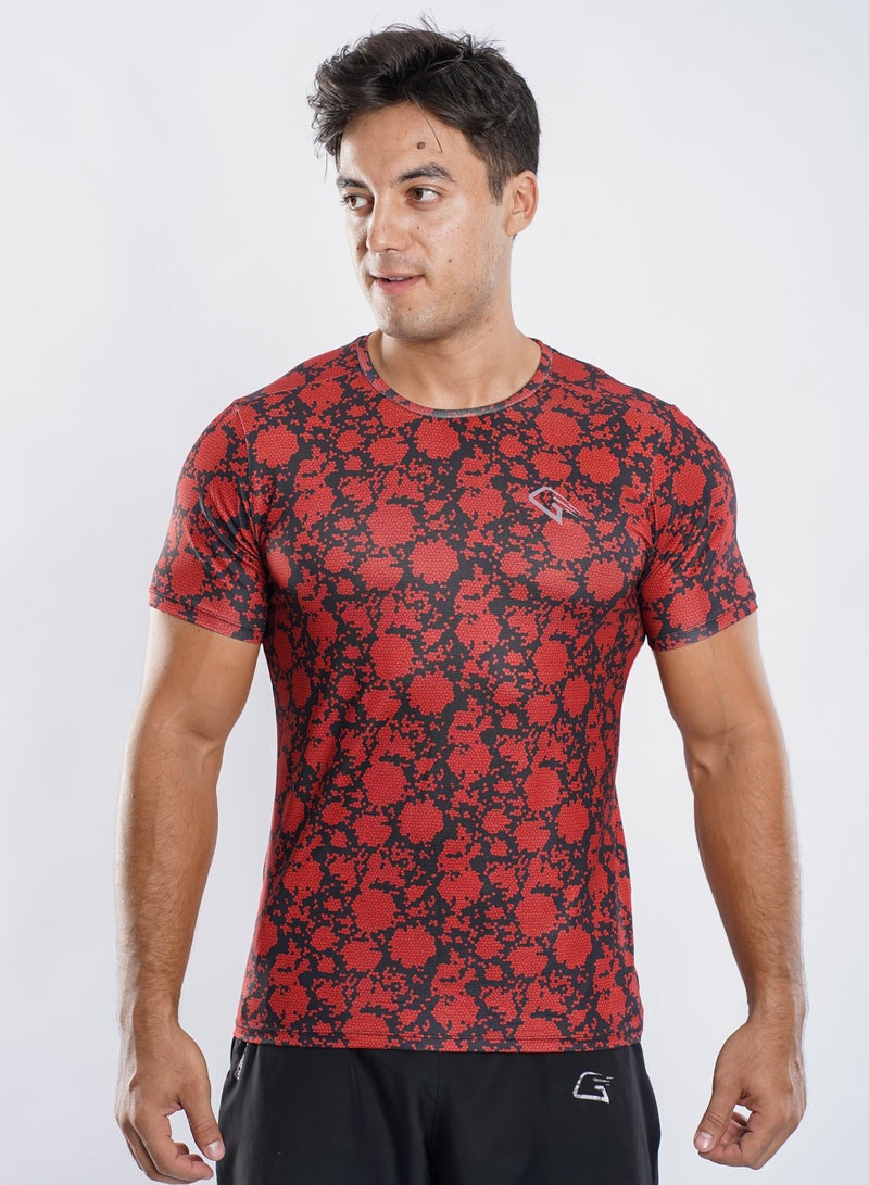 تي شيرت شبكة اللهب - Image 1