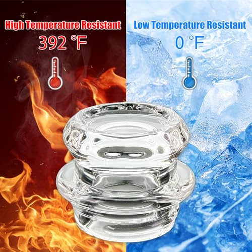 APOXCON Coffee Percolator Heat Resistant Tempered Borosilicate Glass Knob Replacement, Adaptable for Most Camping Coffee Percolator Electric Coffee Percolator (Pack of 2) - Image 4