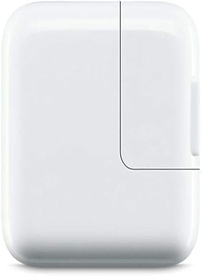 شاحن محول طاقة USB بقوة 12 وات من Apple، أبيض - قابس MD836-US