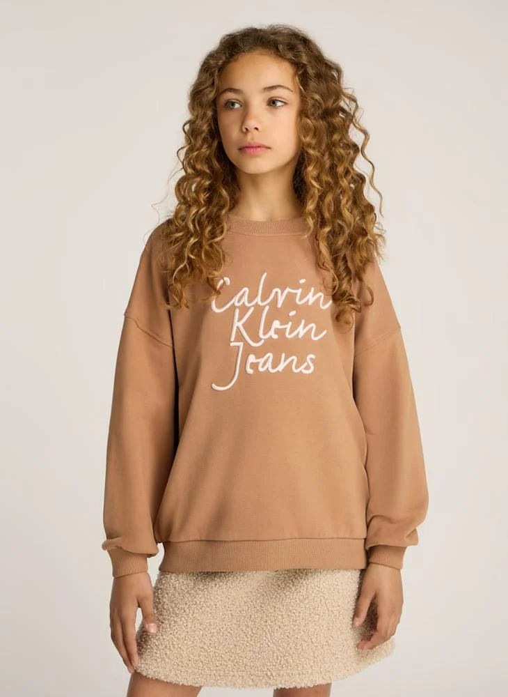 Calvin Klein Jeans Kids Graphic Logo Sweatshirt